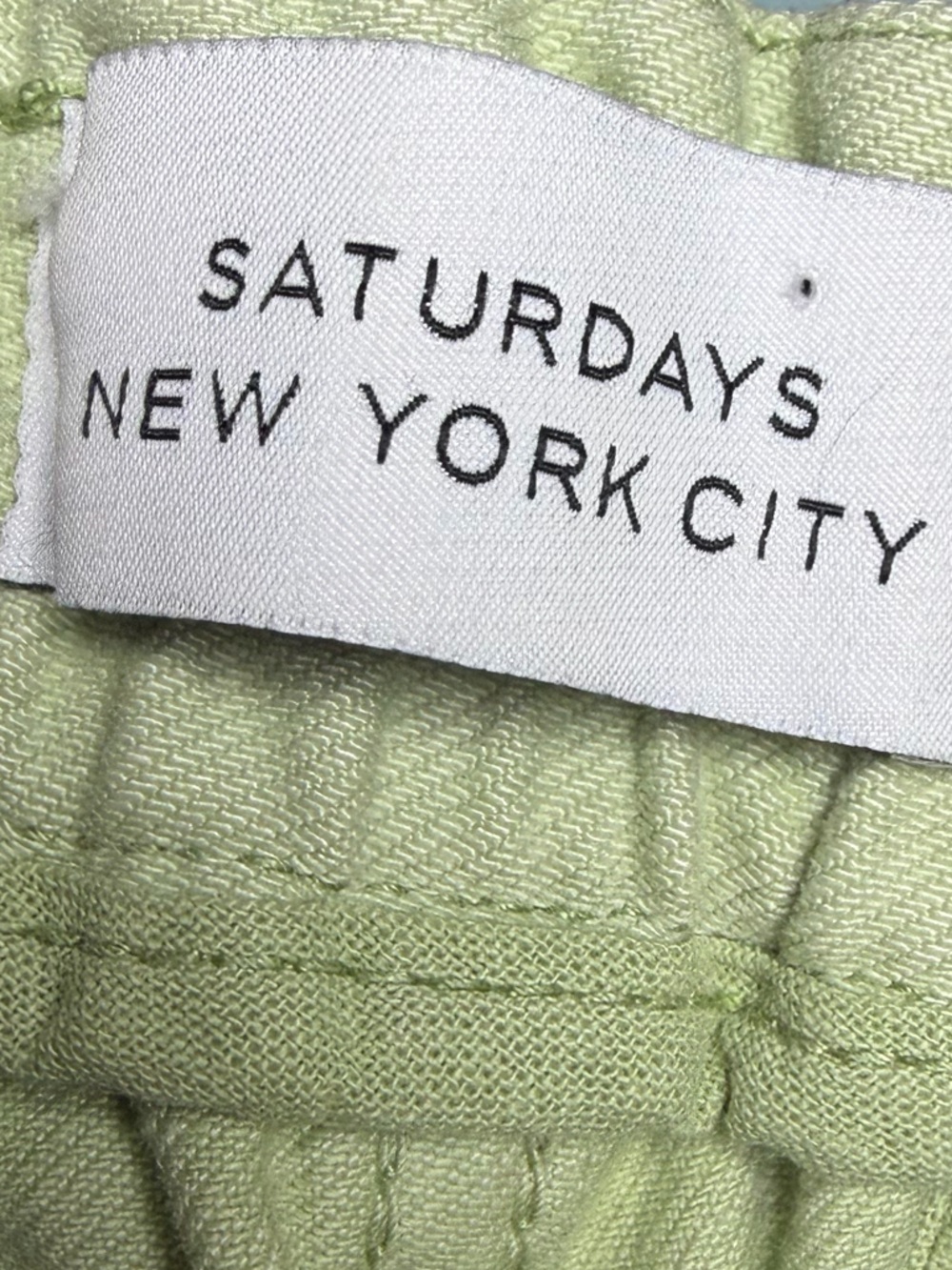 Saturdays New York City Pastel Mint Top - Picture 2 of 9